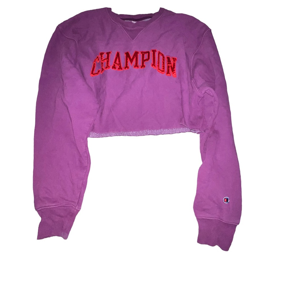 Cropped Champion Reverse Weave Sweatshirt Top